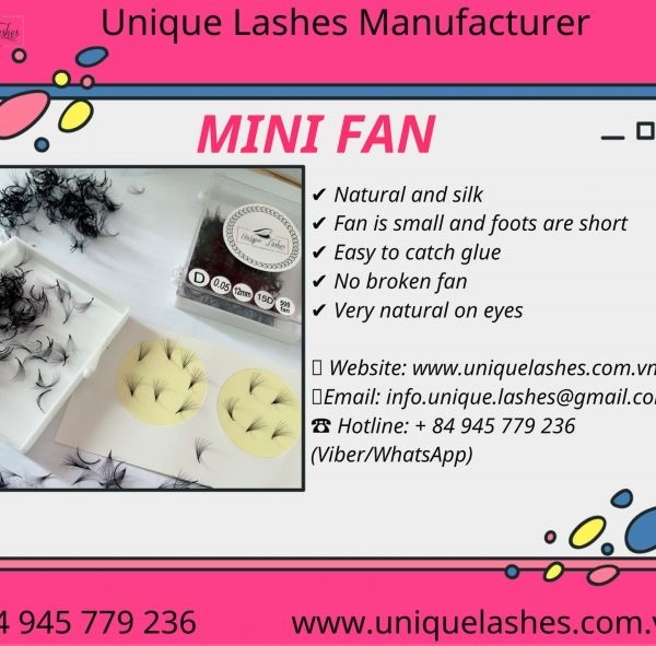 Pre made fan by hand 100% 0.05 - Unique Lashes